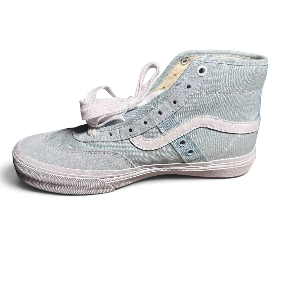 Vans Gilbert Crockett Pro Mid Men's 8 Winter Sky White Skate Shoes NWOB
